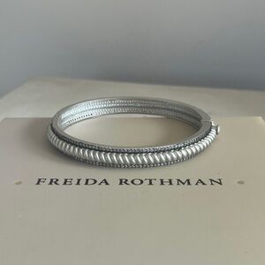 Freida Rothman Sterling Silver Bangle